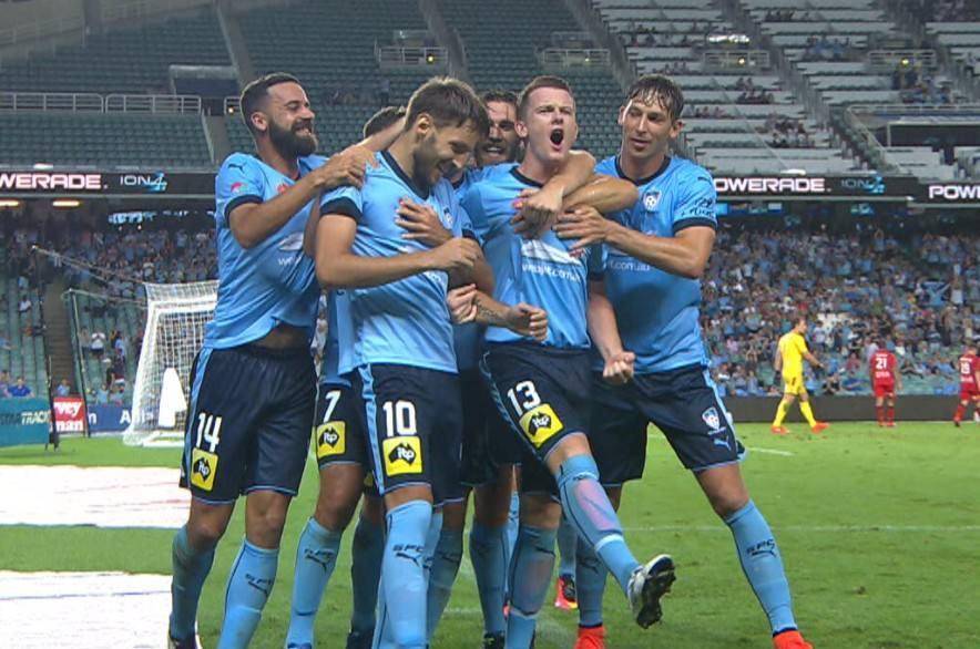 包含澳大利亚足球比赛:墨尔本胜利队与悉尼FC队交锋的词条